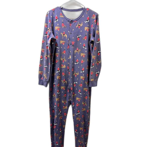 MENS ARBORIST Blue Thermal Long John Lounge Sleepwear M Canadian Mountees RCMP - Picture 1 of 5